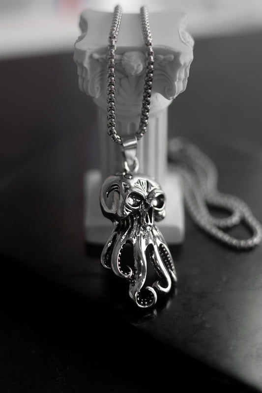Octopus Postmortem Pendant Necklace