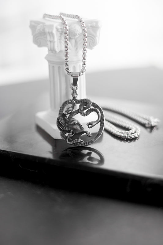 Medusa's Wrath Pendant Necklace