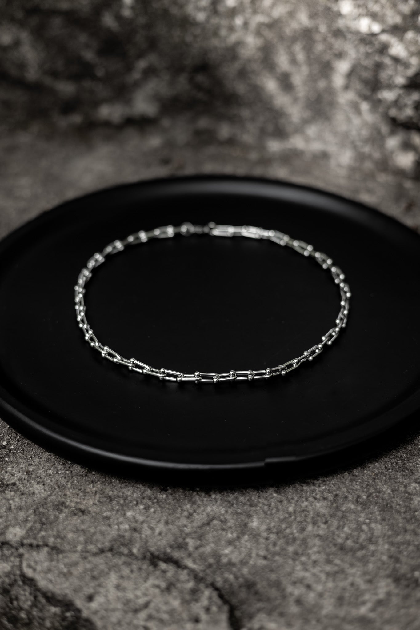 “Torque Chain” Industrial Necklace – Silver Grunge Choker, Alt Metal Jewelry, Techwear Statement Chain by Filth Generation