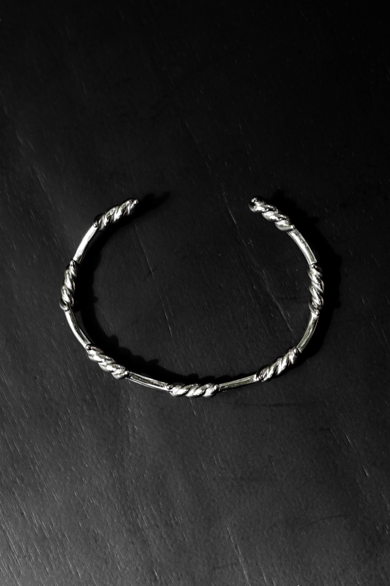 “Spitewire” Barbed Wire Cuff Bracelet – Silver Punk Bangle, Unisex Gothic Jewelry, Industrial Alt Statement by Filth Generation